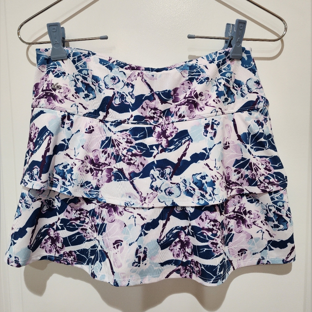 Bolle Floral Tiered Tennis/pickleball Skirt